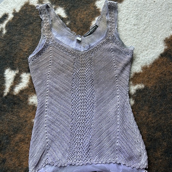 Authentic Scervino top, size USA 6 handmade, luxury designer brand knit top - Picture 1 of 6